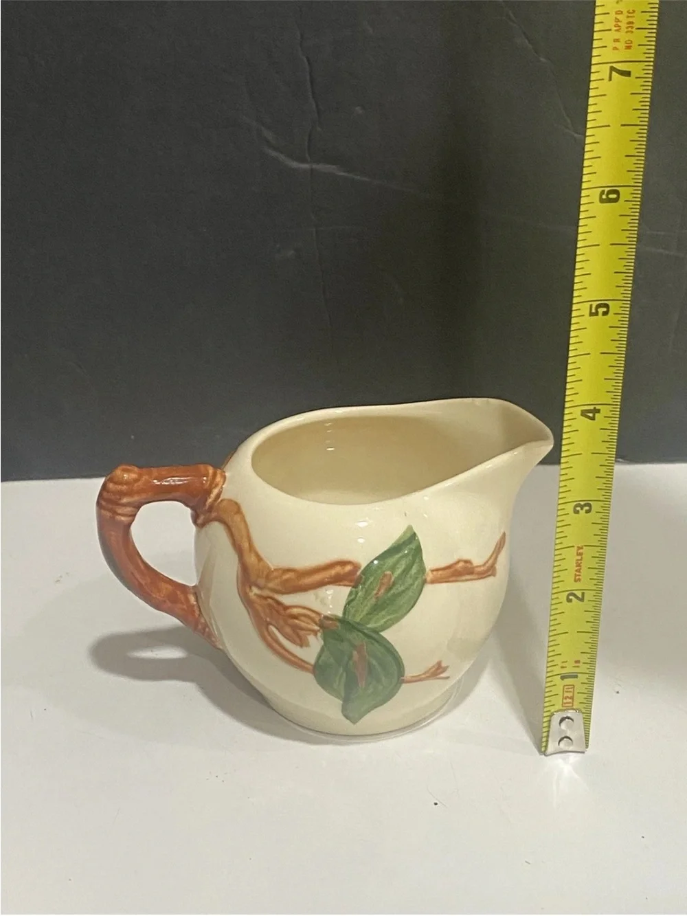 Early Franciscan Ware Apple Creamer Pitcher Made In California Backstamp USA
